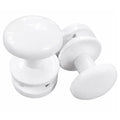 Set of 2 White Towel Rail Hooks for Radiator Towel Dryer - Pair of Hooks White - image 1