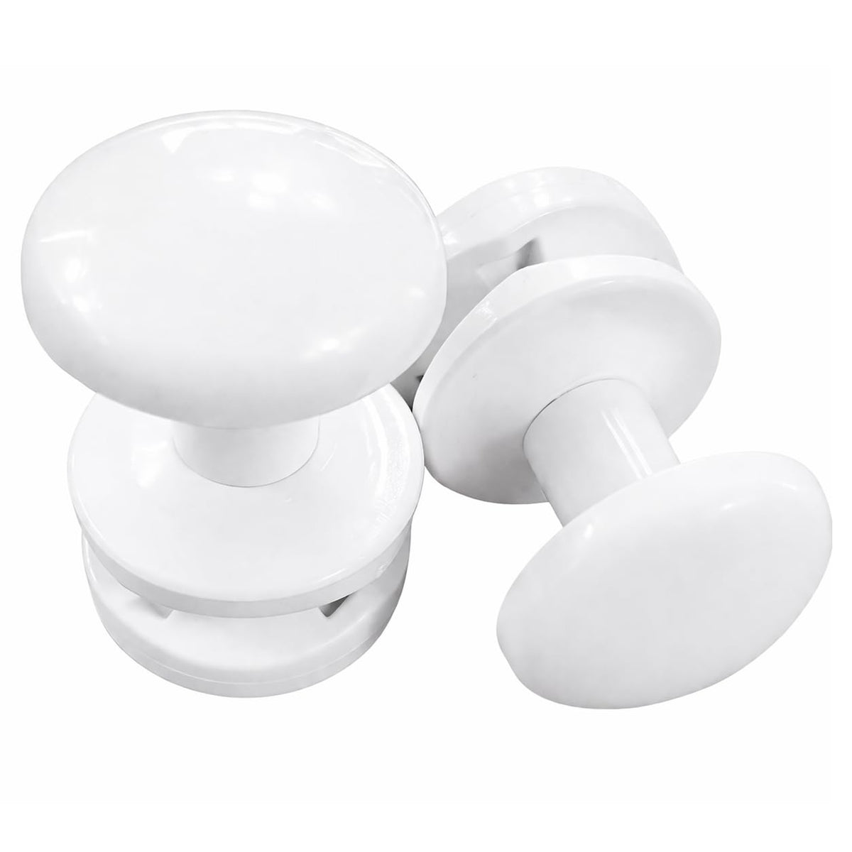 Set of 2 White Towel Rail Hooks for Radiator Towel Dryer - Pair of Hooks White - image 1