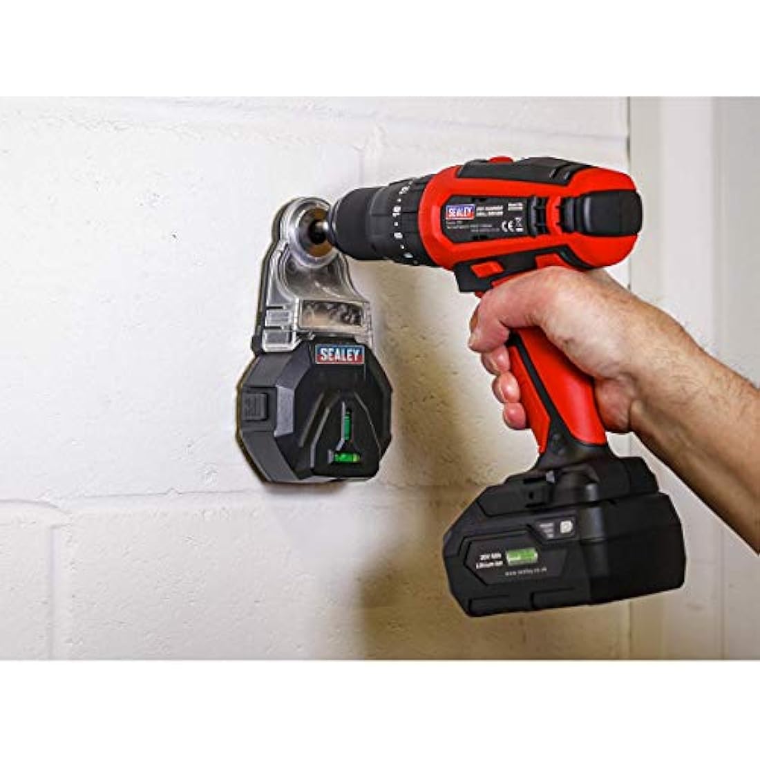 Sealey Vacuum Drill Dust Extractor – Cordless 3.7V Power Tool Accessory