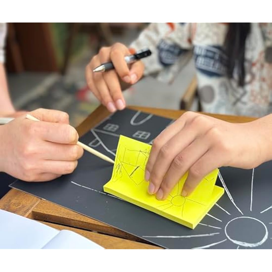 Large Sticky Notes | 3x5 Inch Neon Self-Stick Pads, 6 Pack