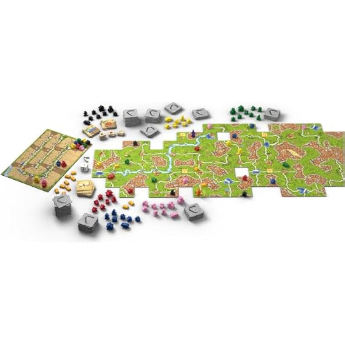 Z-Man Games Carcassonne Big Box 2022 - Strategy Board Game Starter Set
