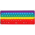 Rainbow Pop Keyboard Fidget Toy - Silicone Sensory Toy