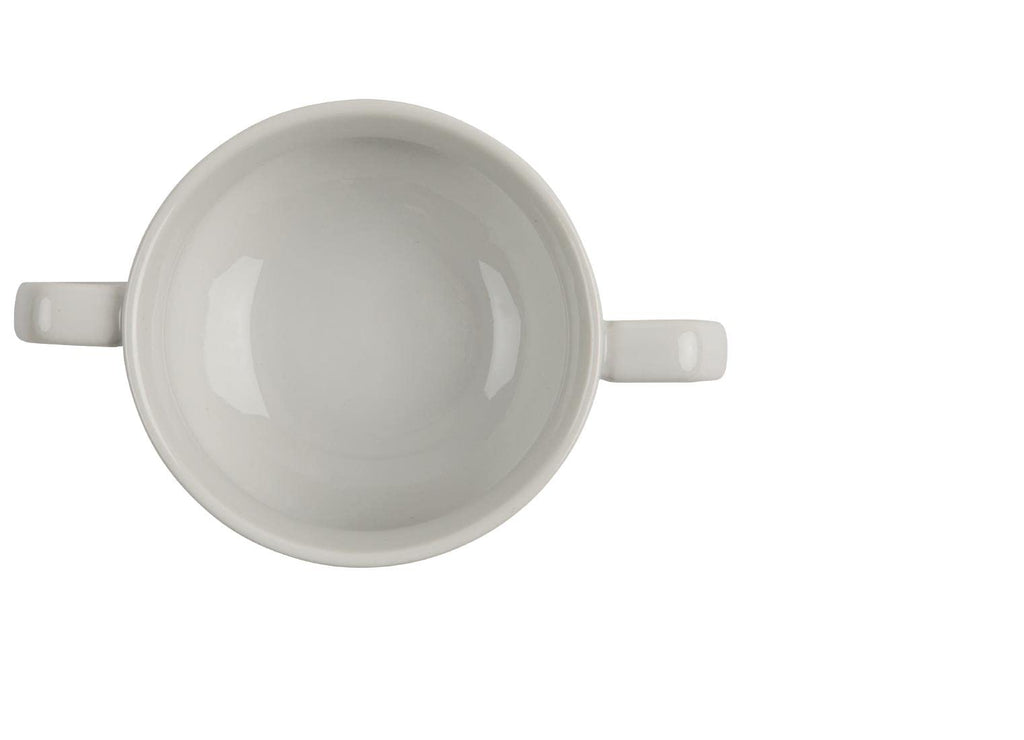 Olympia Athena Stacking Porcelain Soup Bowls - 290ml White (Pack of 12)