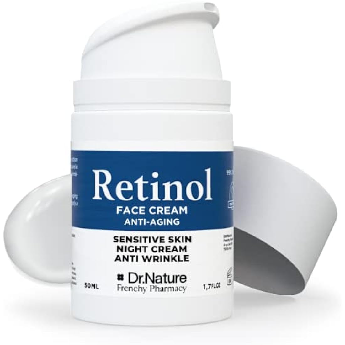 Dr Nature Retinol Night Cream – Vegan Anti-Ageing Face Moisturizer