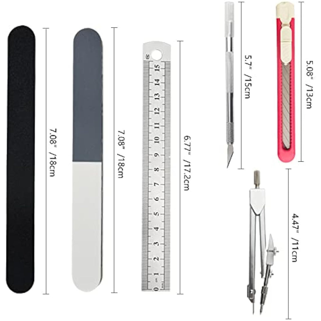 WMYCONGCONG 62-Piece Gundam Model Tools Kit for Hobby Building & Repair