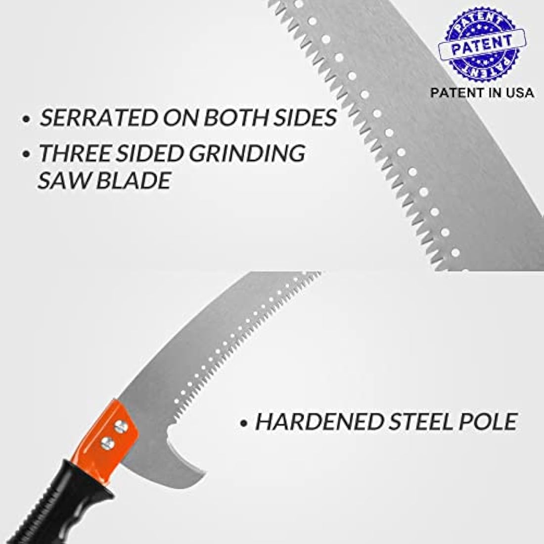 Walensee Pole Saw for Tree Trimming | 235cm Stainless Steel Manual Pruner
