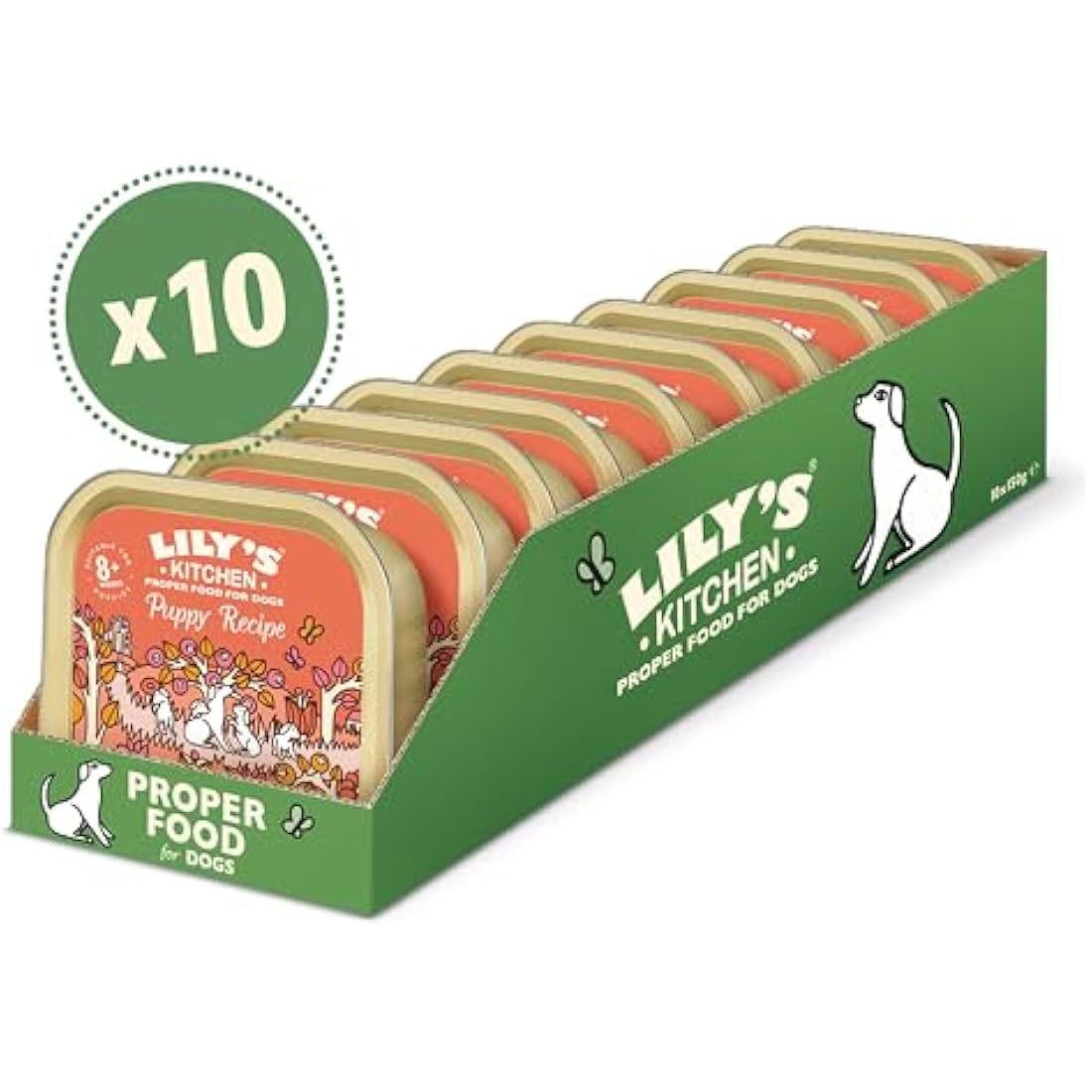 Lily's Kitchen Puppy Recipe Chicken Wet Dog Food - 10 x 150g Trays