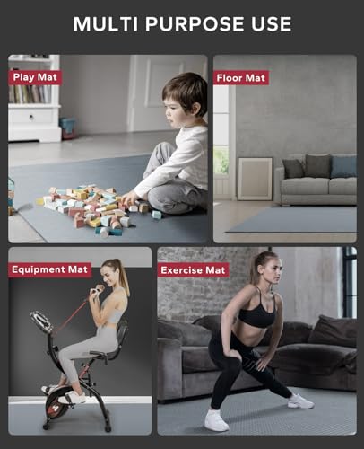 HAPBEAR Large Yoga Mat – 7'x5' Non-Slip Exercise Mat for Home Gym