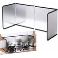 Stainless Steel Stove Splatter Guard – Foldable Oil Shield
