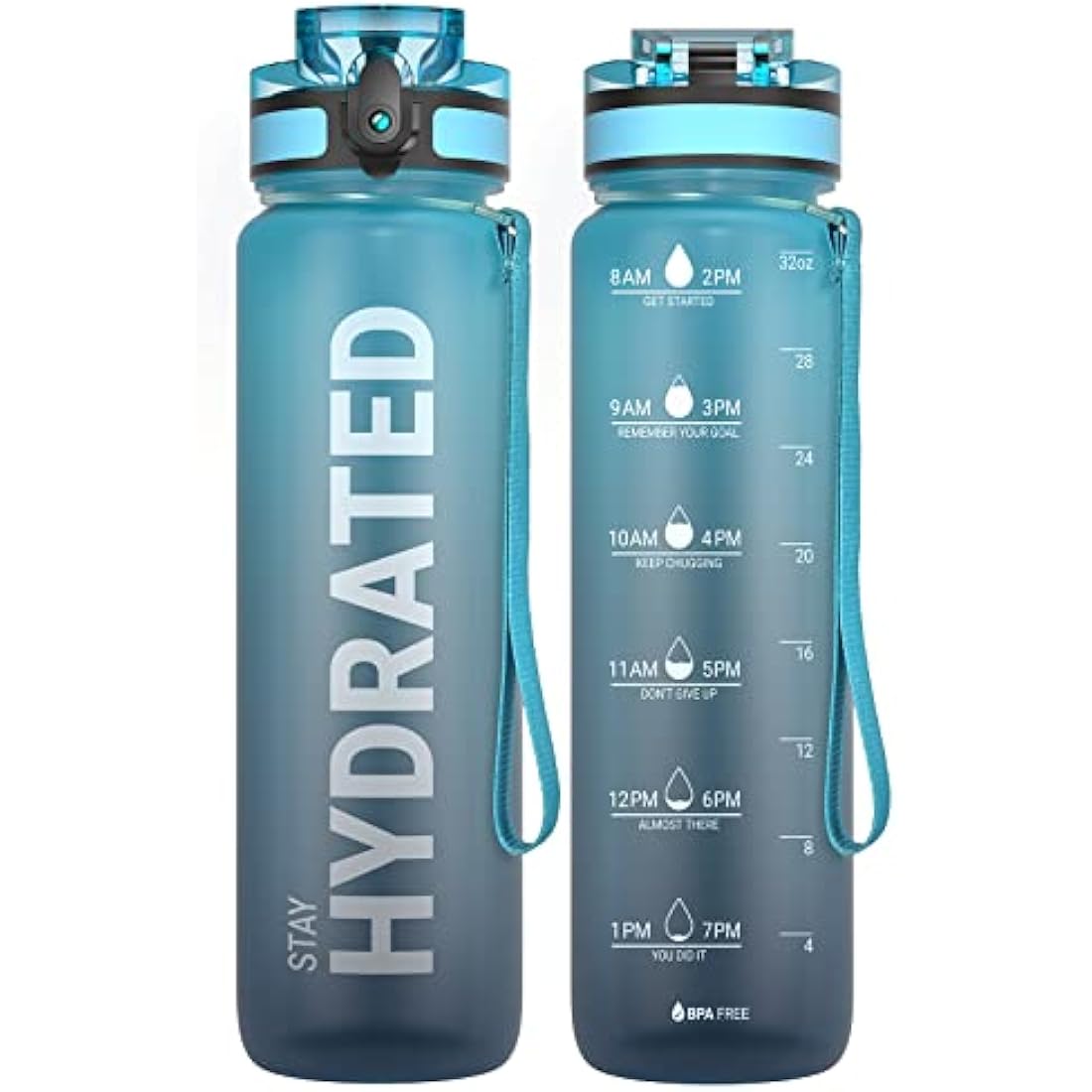 Sahara Sailor Motivational Water Bottle | 1L Tritan BPA Free Leakproof