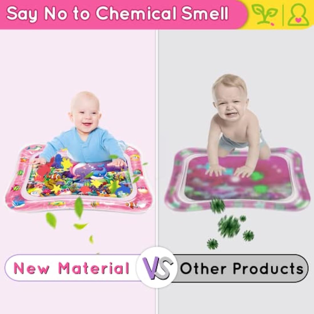 Infinno Tummy Time Baby Water Mat – Multicoloured Sensory Play Mat