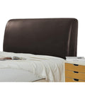 Waterproof PU Leather Headboard Cover – Coffee, 150cm