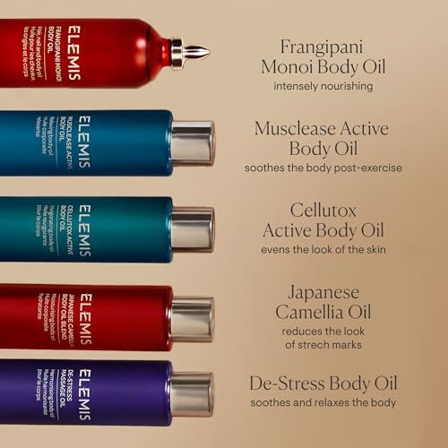 ELEMIS Body Oils 100ml – Hydrating Frangipani & Camellia Massage Oil