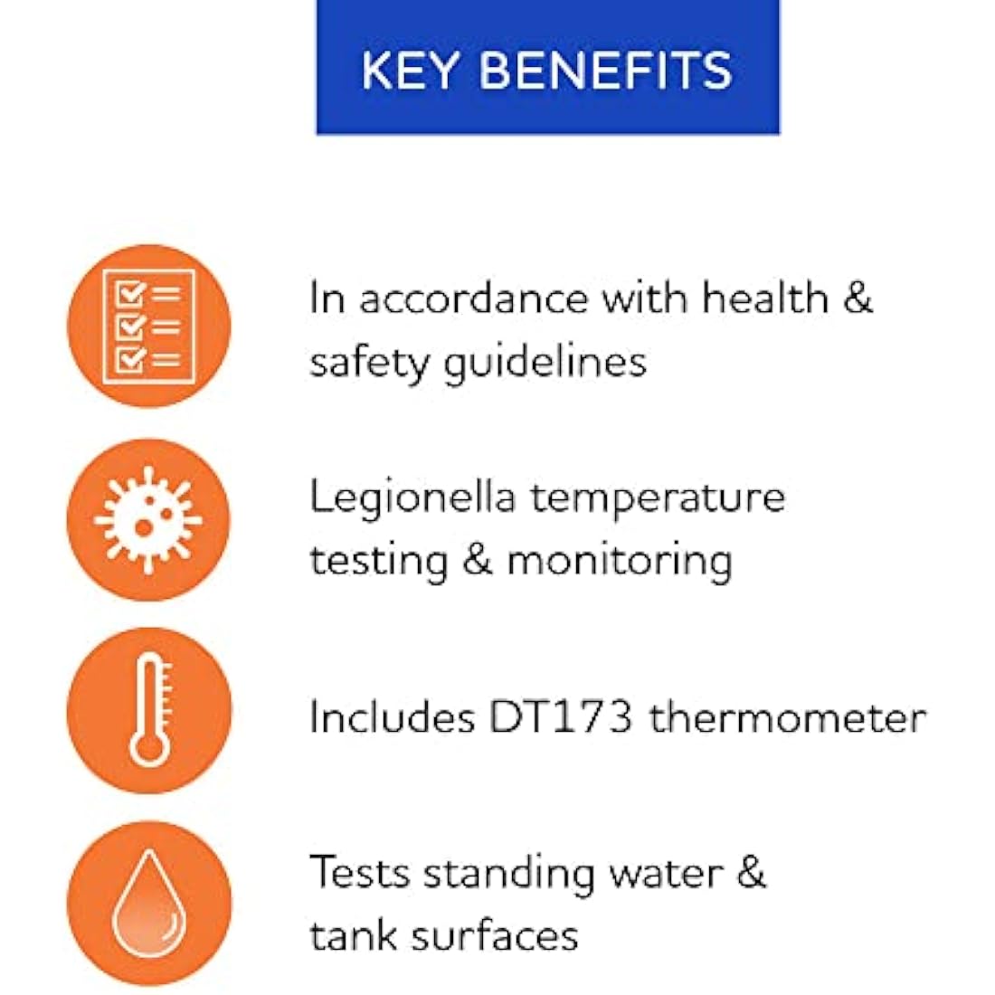 Martindale Legionella Testing Thermometry Kit with Probes – Yellow