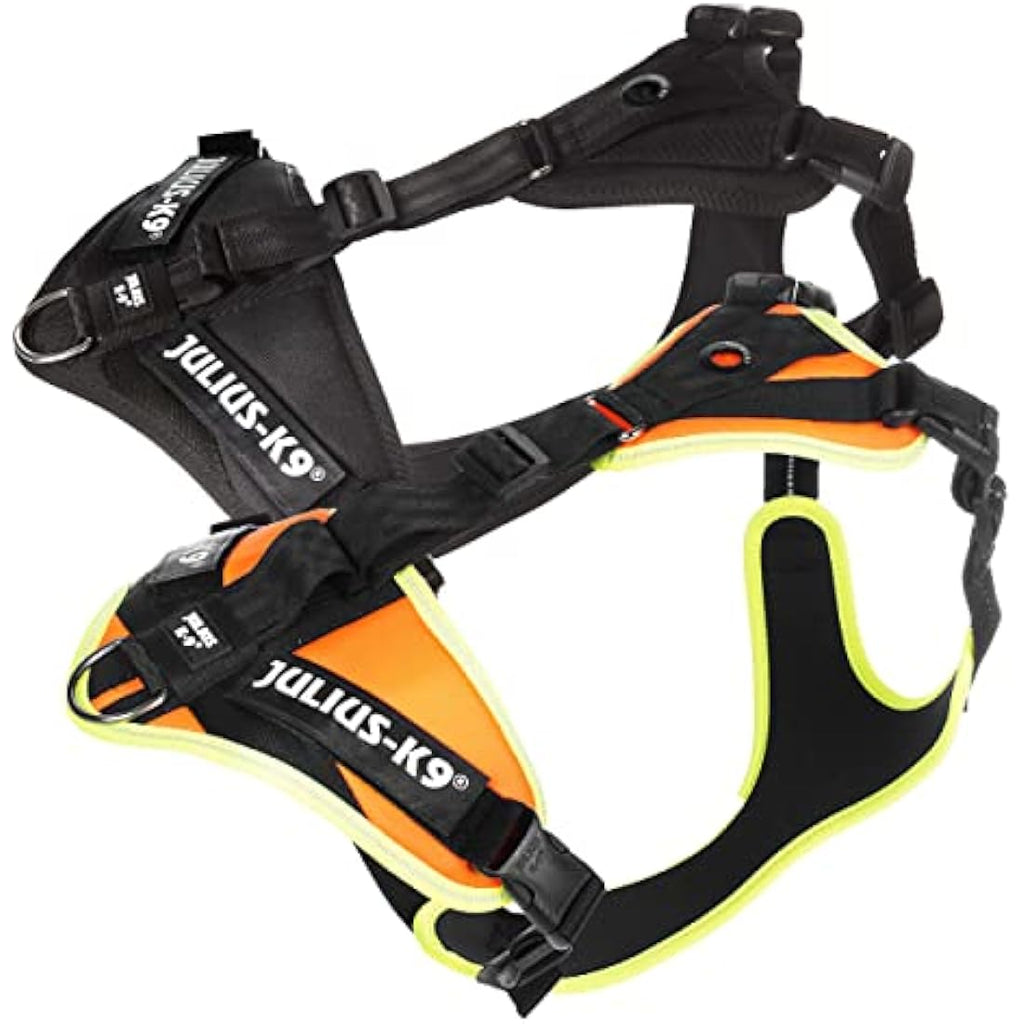 Julius-K9 Mantrailing Dog Harness – Adjustable Tactical Gear, Black, Size S