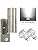 Motion Sensor Outdoor Wall Light | Stainless Steel IP44 Lamp