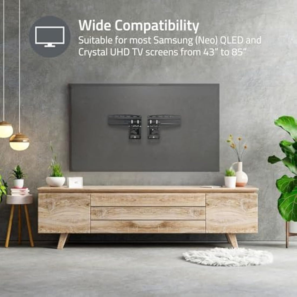 Nedis Ultra Slim TV Wall Mount for Samsung 43-85" Neo QLED & Crystal UHD