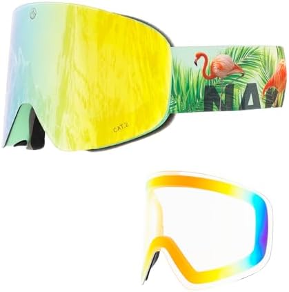 NAKED Optics The TROOP EVO Ski Goggles with Interchangeable Lenses