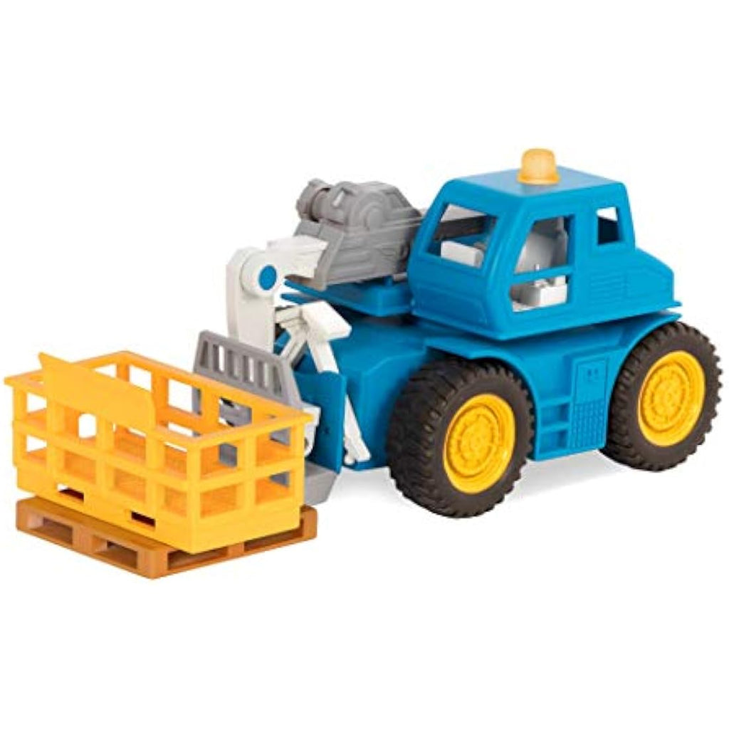 DRIVEN Micro Telehandler – Toy Crane Truck with Lights and Sound