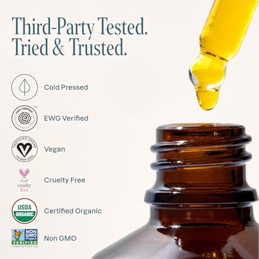 Cliganic Organic Jojoba Oil – 100% Pure Cold Pressed Carrier Oil, 473ml