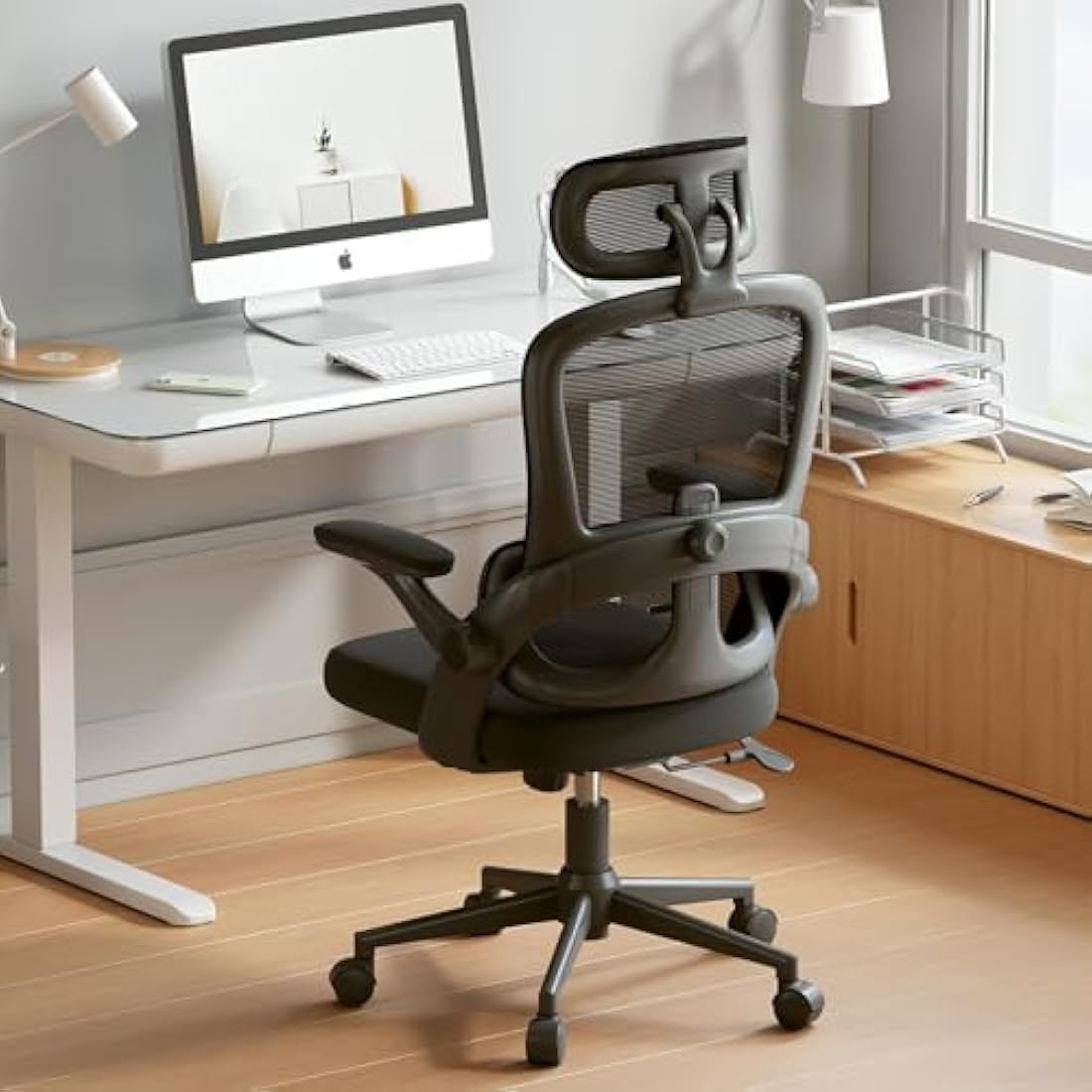 SIHOO M102C Ergonomic Mesh Office Chair | High Back Desk Chair - Black