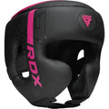 RDX KARA Boxing Headgear – ConvEX Leather Padded MMA Sparring Head Guard