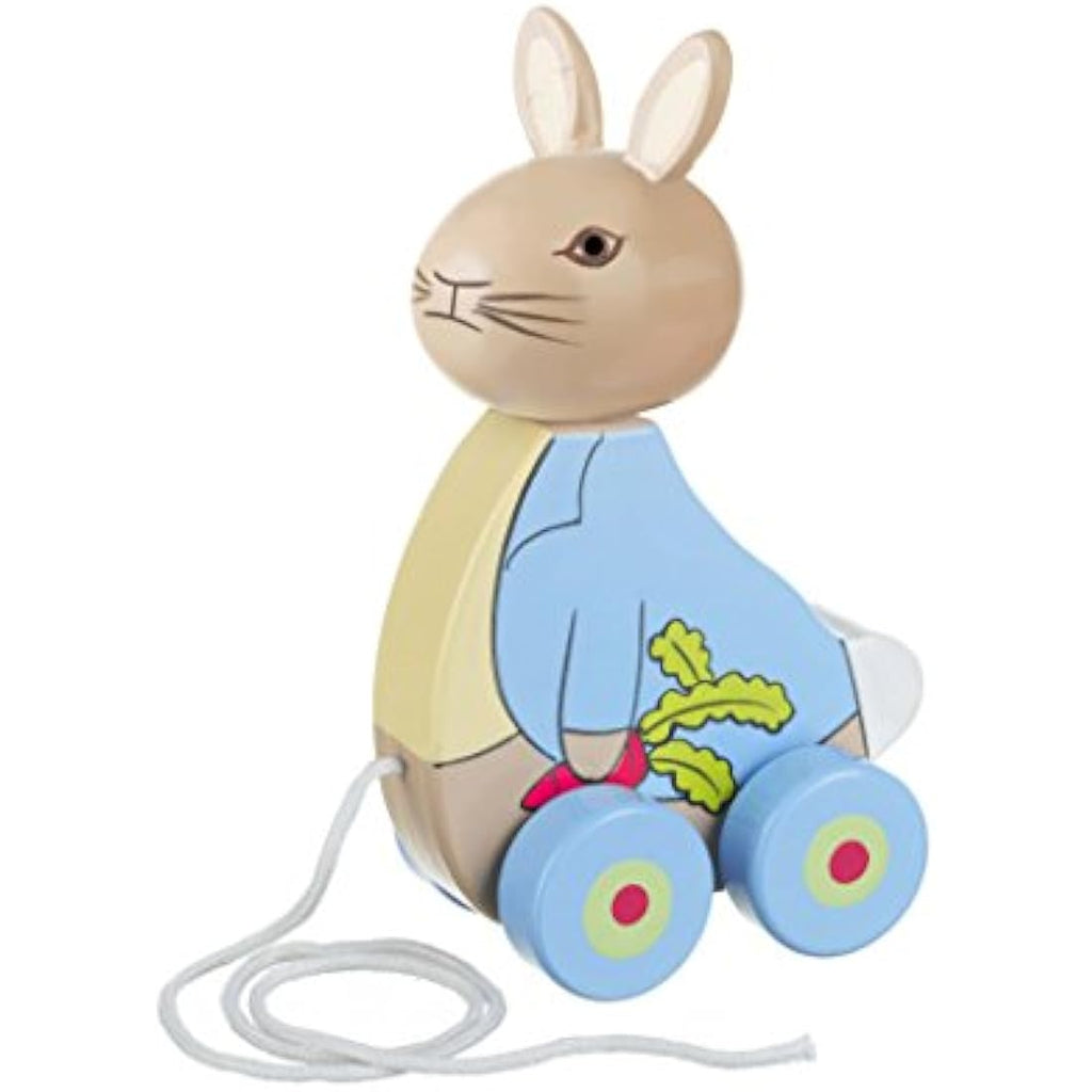 Orange Tree Toys Peter Rabbit Wooden Pull Along Toy – Toddler Gift