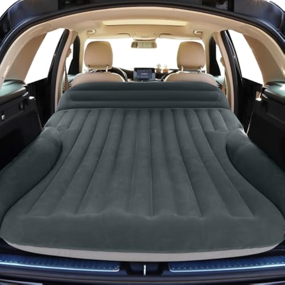 Ciremiv Inflatable Car Air Mattress – Double-Sided Flocking SUV Bed