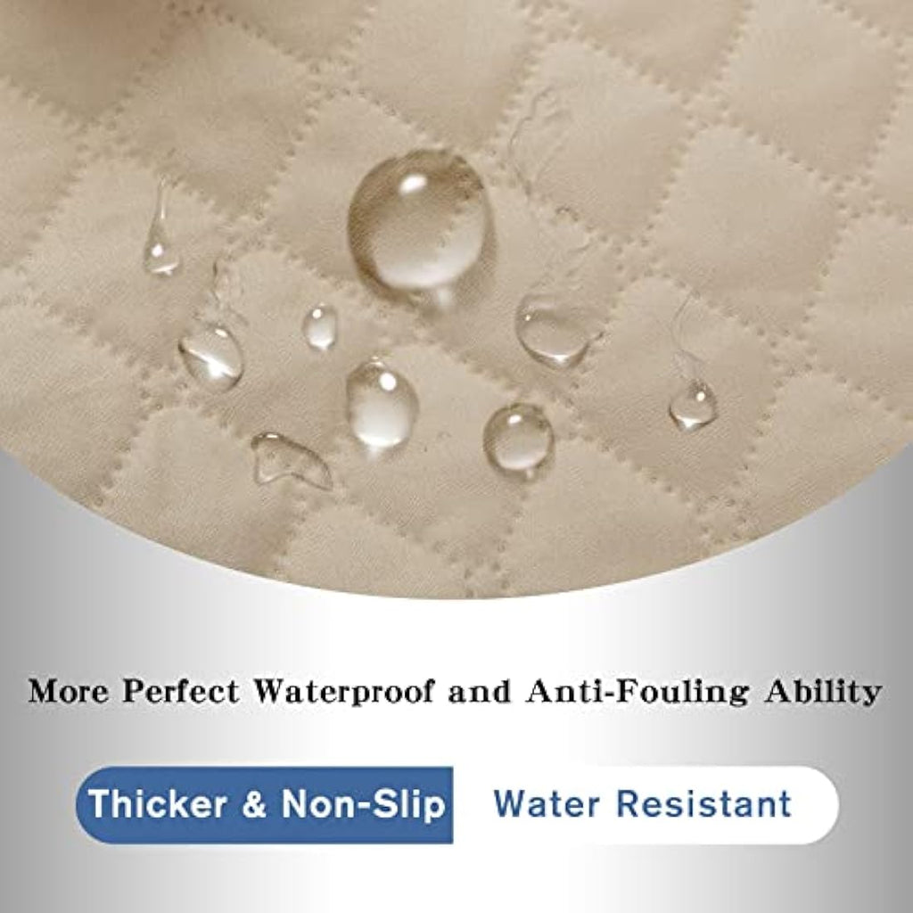 XINEAGE Quilted 3 Seater Sofa Cover | Water Resistant Non-Slip Couch Protector