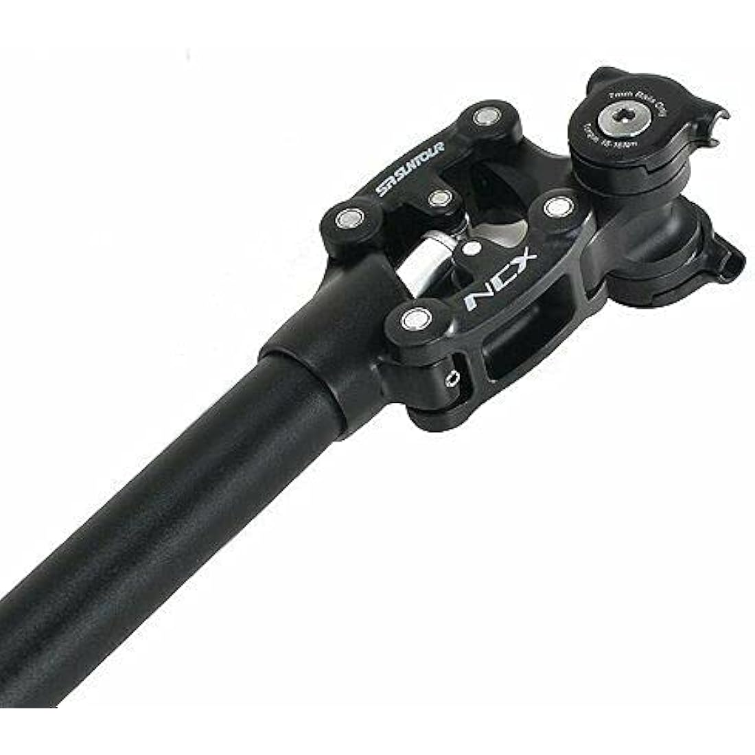 SR Suntour SP12 NCX Suspension Seatpost - 31.6 x 350mm with Cover