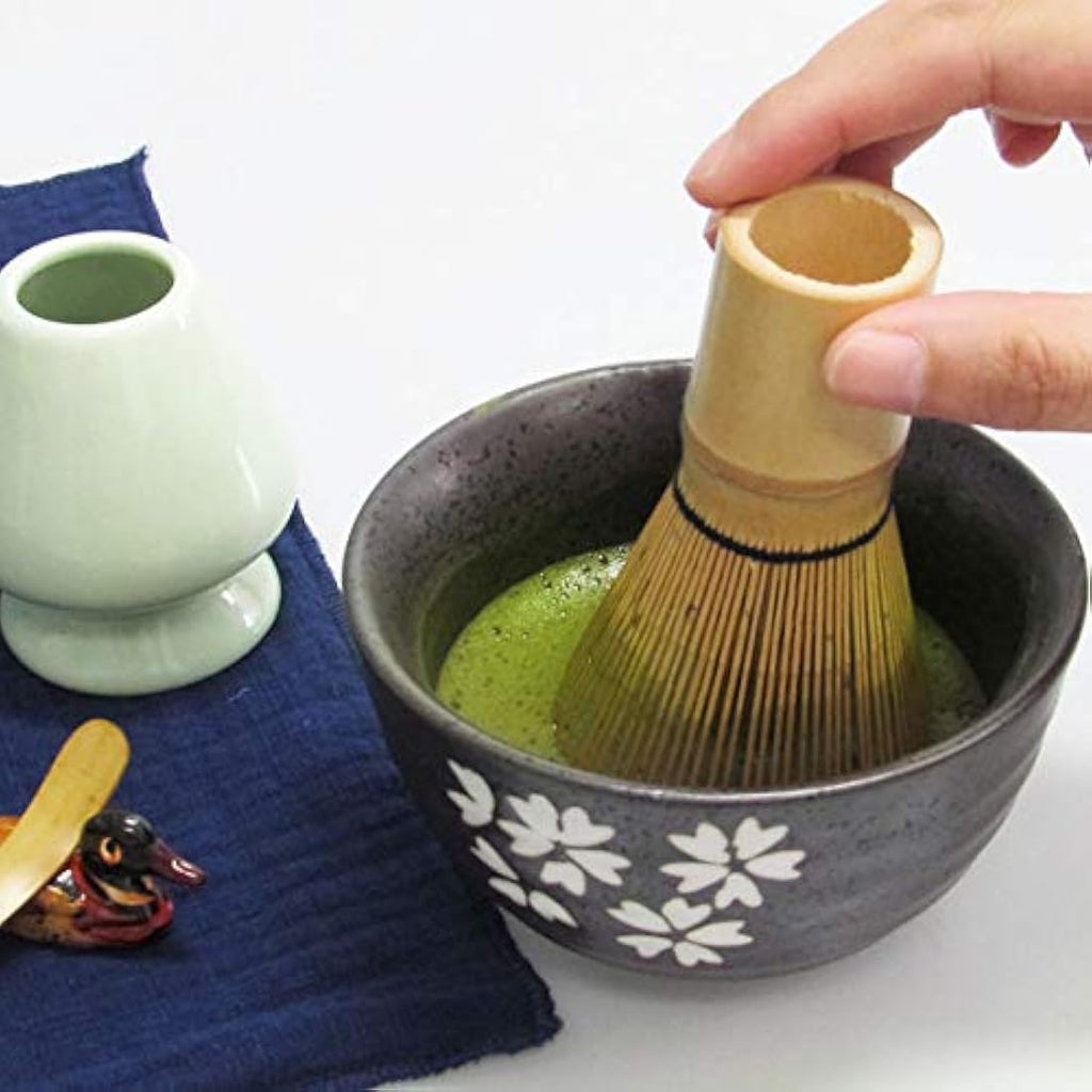 Japanese Matcha Tea Set - 7 Piece Bamboo & Ceramic Kit