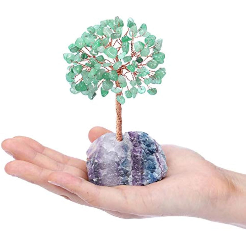Jolof Store Green Aventurine Crystal Tree | Feng Shui Money Tree