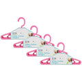 Jolof Store Baby Clothes Hangers – 32 Pack Pink Plastic Toddler Hangers