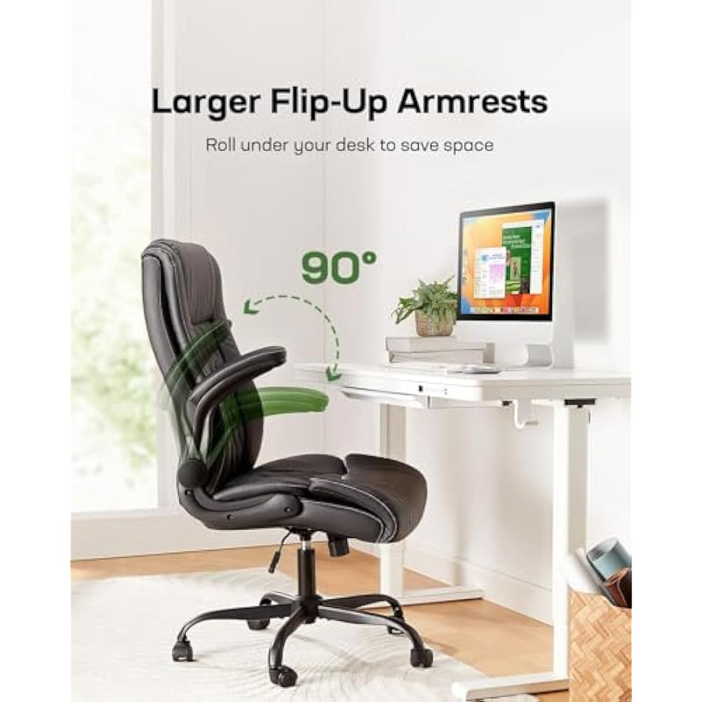 Marsail Executive Office Chair | Ergonomic PU Leather Desk Chair