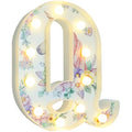 Unicorn LED Light Up Letter Q – Warm White Night Light