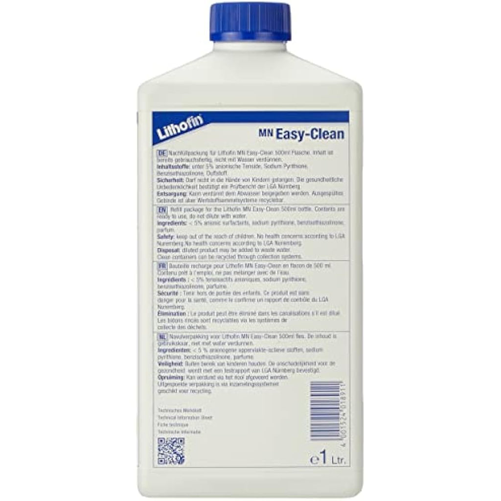 Lithofin MN Easy-Clean 1L | Mild Alkaline Natural Stone Surface Cleaner