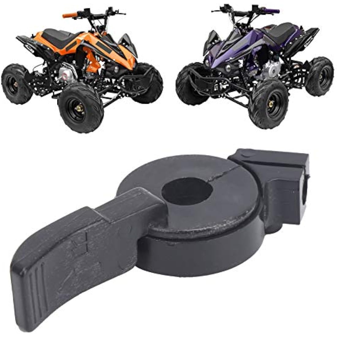 Fydun Motorcycle Handlebar Choke Lever | Rubber Throttle Control for ATV