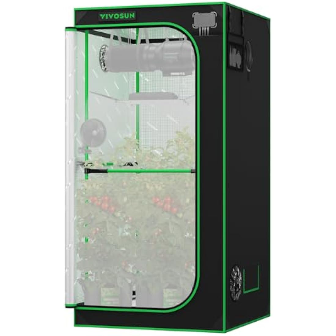 VIVOSUN PRO Grow Tent | 90x90x180cm Reflective Mylar with 22mm Poles
