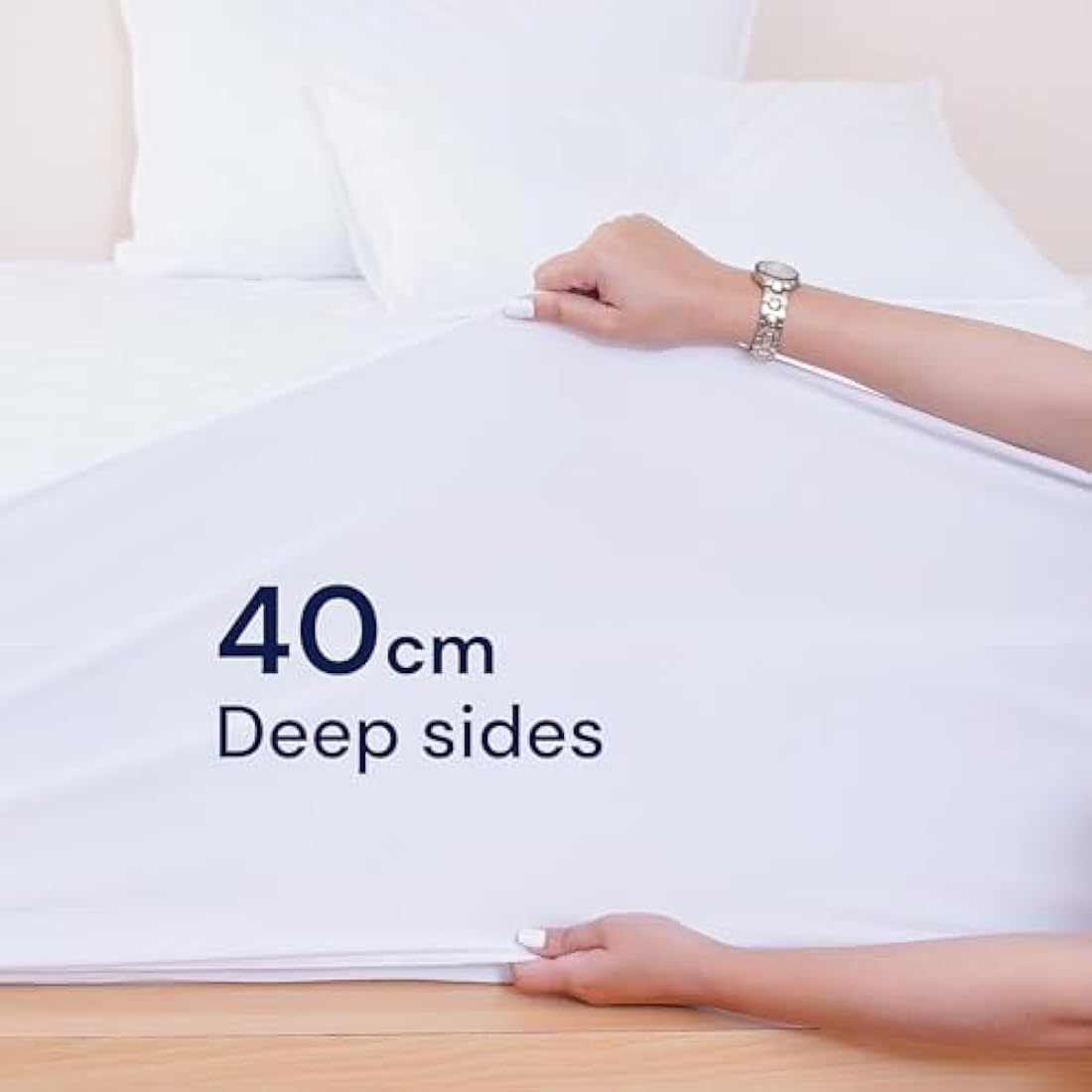 Sheet Story King Size Quilted Mattress Protector – 40cm Extra Deep Pocket