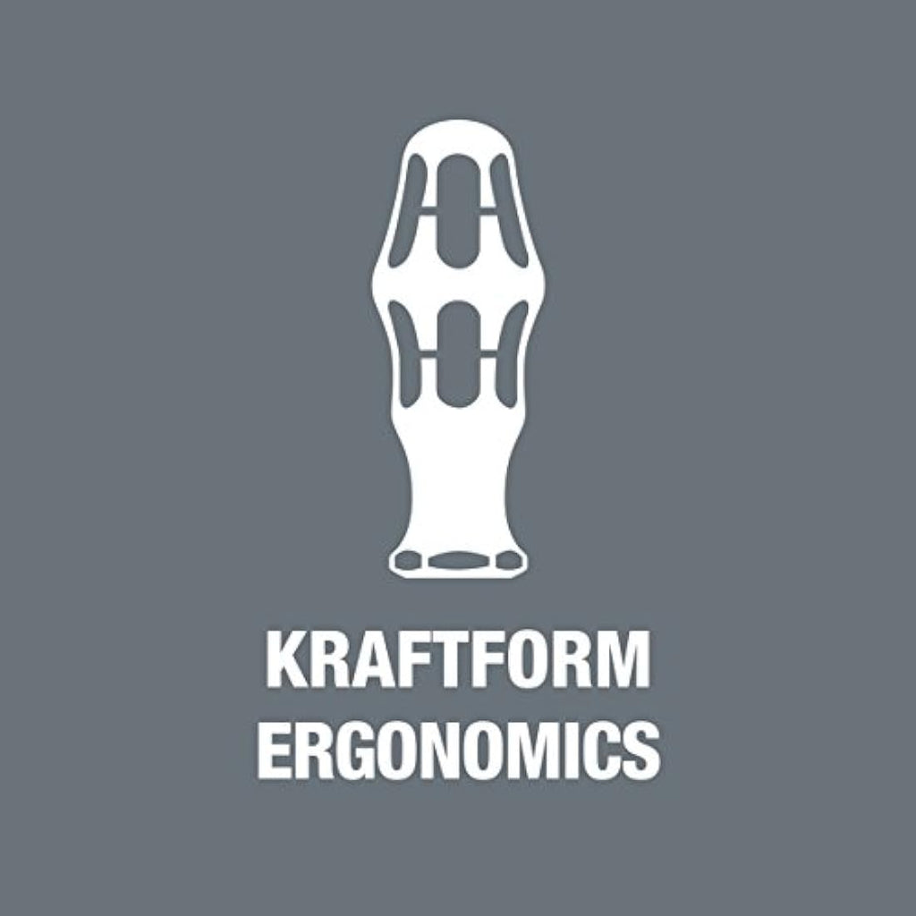 Wera Kraftform Compact 20a Bit Set – 7-Piece Screwdriver Tool Kit