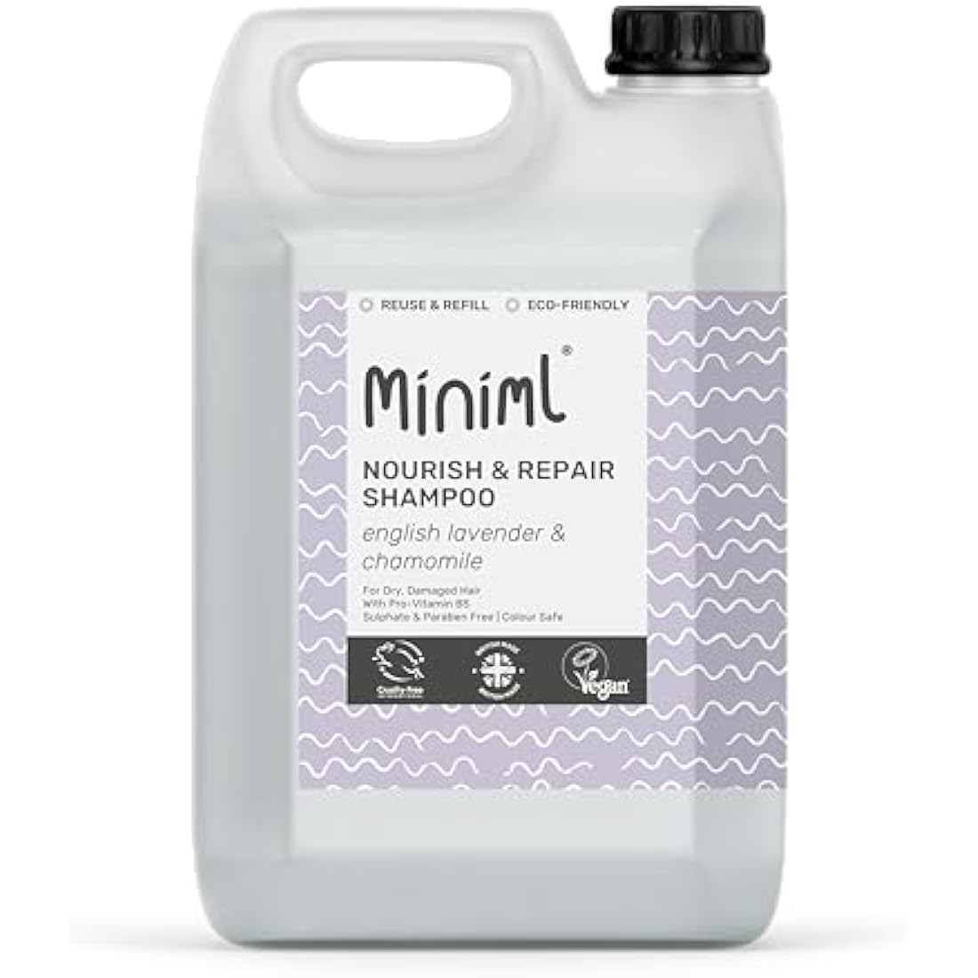 Miniml Natural Hair Shampoo 5L Refill – Lavender & Chamomile Repair