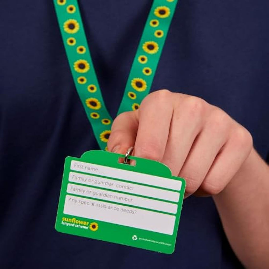 Hidden Disabilities Sunflower Lanyard and ID Card Pack | Recycled PET