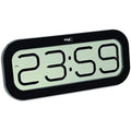 TFA Dostmann Radio Controlled Clock – 5 Alarm Sounds – Black 60.4514