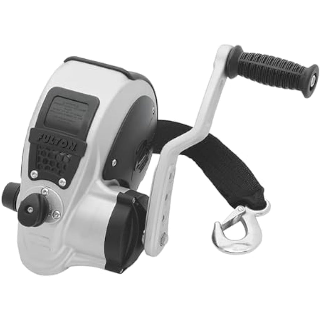 Fulton FW20000101 Single Speed Winch - 2000 lbs Aluminum with 20' Strap