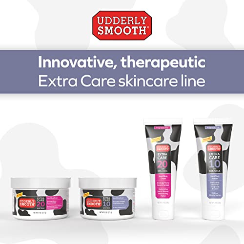 Udderly Smooth Extra Care 10% Urea Cream - Unscented 8oz (2 Pack)