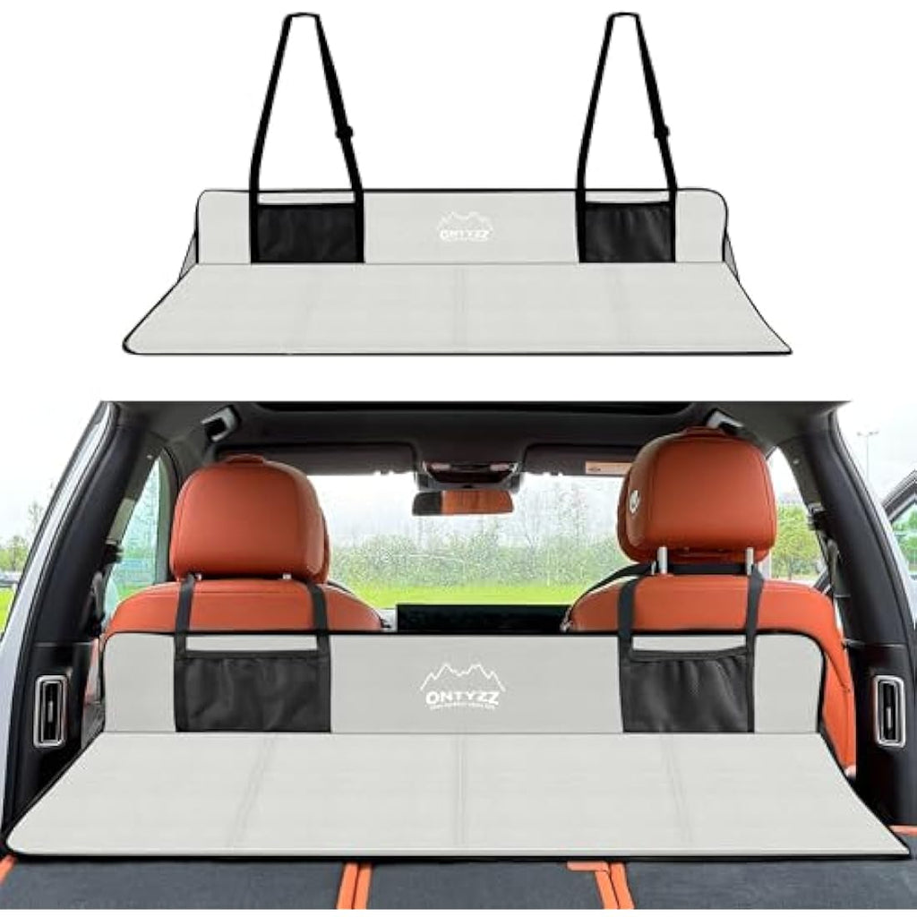 ONTYZZ Non-Inflatable Car Back Seat Extender – Foldable SUV Camping Mattress