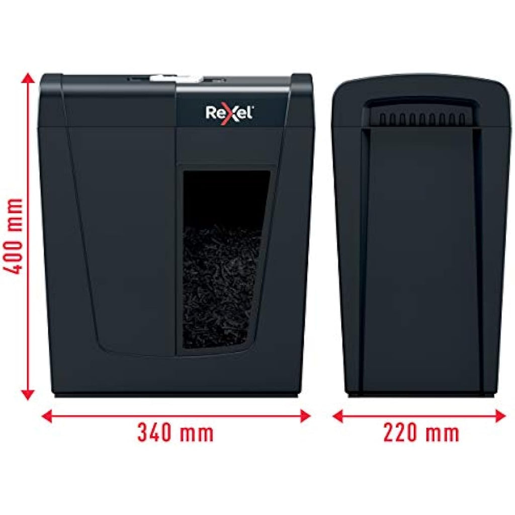 Rexel Secure X10 Cross Cut Paper Shredder | P4 Security | 18L Bin