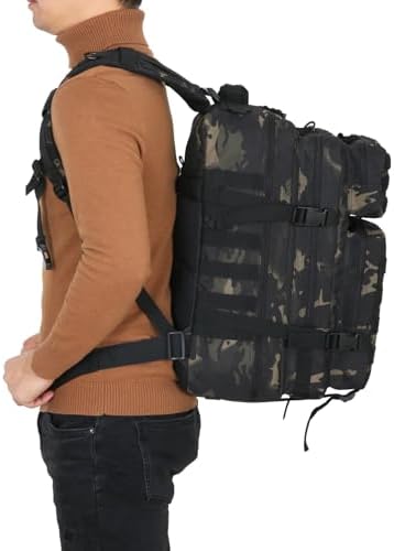 Doshwin 40L Military Tactical Backpack | Molle Camo Hiking Rucksack