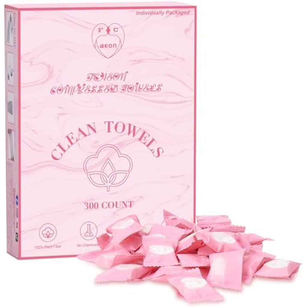 Jolof Store Disposable Face Towel – 300 Pack Compressed Travel Wipes