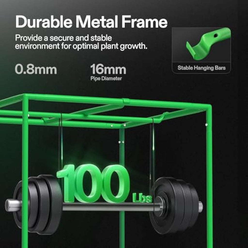 VIVOSUN 36x36x72 Mylar Grow Tent | Reflective Indoor Hydroponic Tent
